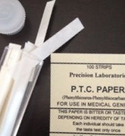 PTC Paper Taste Test Strips, Vial of 100 - PTC Strips for Super Taster  Test: Science Lab Ph Meters: : Industrial & Scientific