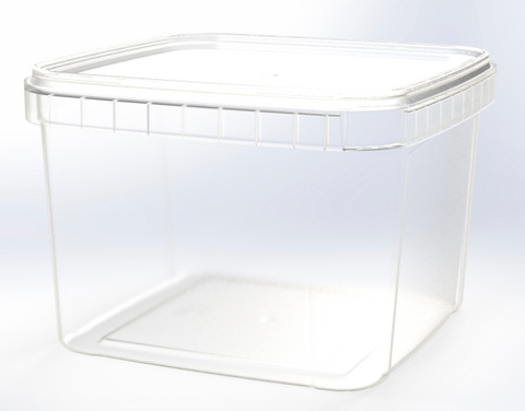 Large square plastic tub deals